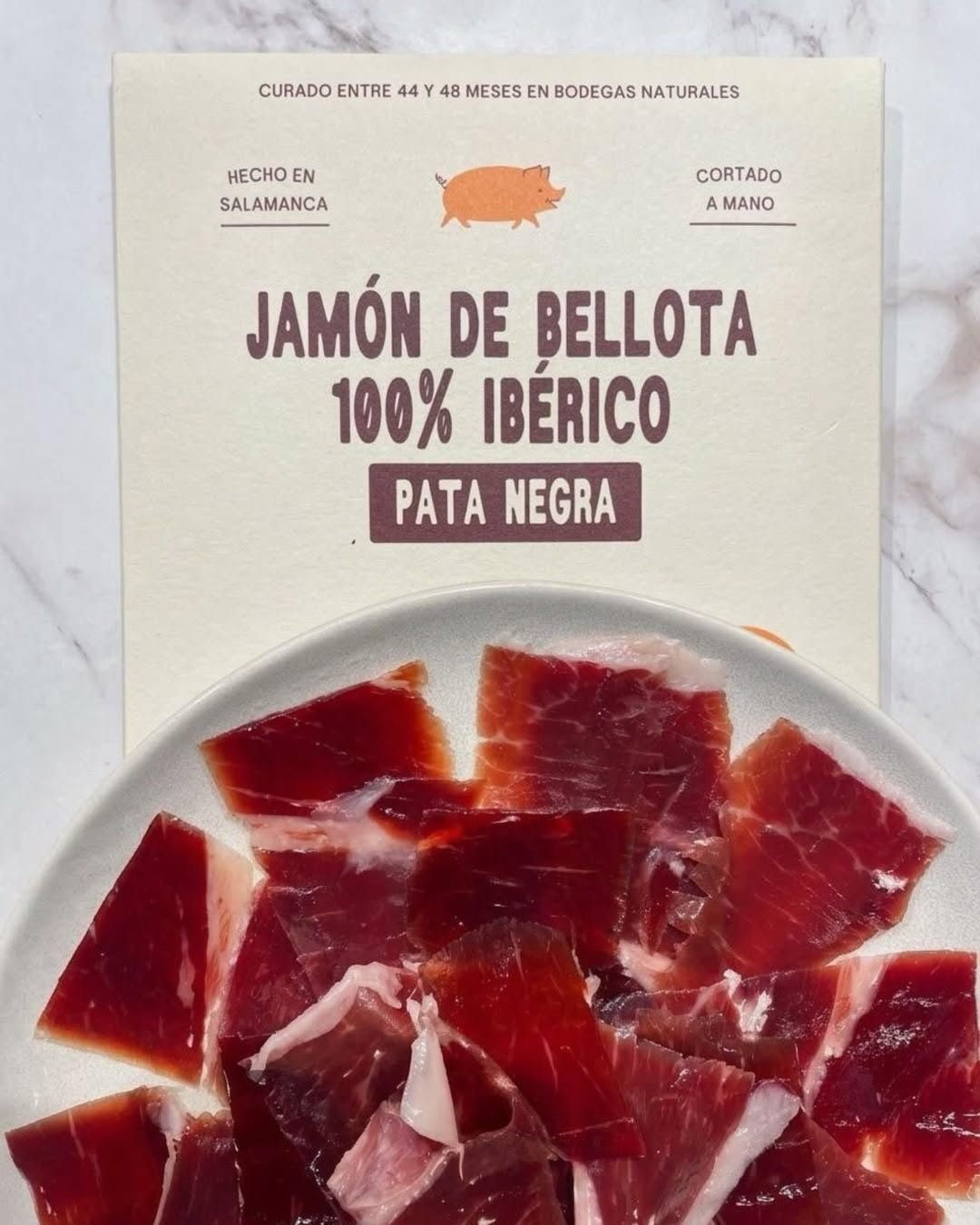 Jamón de Bellota 100 % ibérique Pata Negra LOLO en sachet sous vide